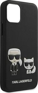 Karl Lagerfeld Etui Karl Lagerfeld KLHCP12LPCUSKCBK Apple iPhone 12 Pro Max czarny/black hardcase Ikonik Karl & Choupette 9