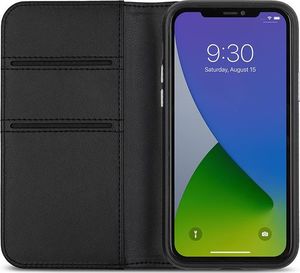 Moshi Etui Moshi Overture 2w1 Apple iPhone 12/12 Pro z kieszeniami na karty + stand up (system SnapTo) (Jet Black) 4