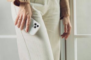 Moshi Etui Moshi iGlaze Apple iPhone 12 mini (system SnapTo) (Pearl White) 2