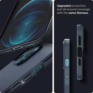 Spigen Etui Spigen Thin Fit Apple iPhone 12 Pro Max Metal Slate 5