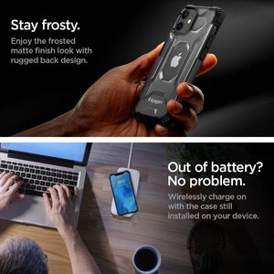 Spigen Etui Spigen Nitro Force Apple iPhone 12 mini Clear 7