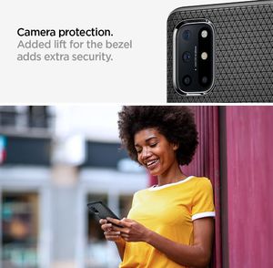 Spigen Etui Spigen Liquid Air Oneplus 8T Matte Black 6