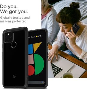 Spigen Etui Spigen Ultra Hybrid Google Pixel 5 Matte Black 11
