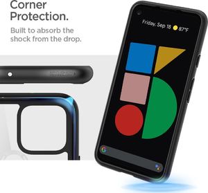 Spigen Etui Spigen Ultra Hybrid Google Pixel 5 Matte Black 12