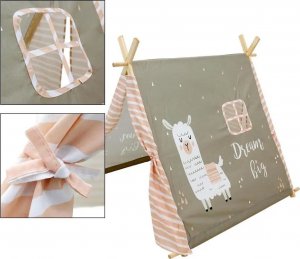 ASJ Commerce Namiot tipi wigwam dla dzieci domek teepee niebieski 2