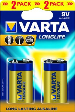 Varta Bateria LongLife 9V Block 2 szt. 1