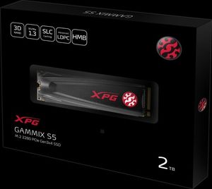 Dysk SSD ADATA XPG Gammix S5 2TB M.2 2280 PCI-E x4 Gen3 NVMe (AGAMMIXS5-2TT-C) 6