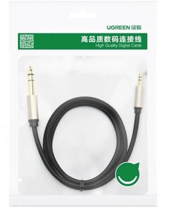 Kabel Ugreen Jack 3.5mm - Jack 6.3mm 3m szary (10629) 12