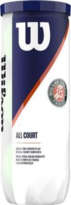 Wilson Piłki do tenisa ziemnego Roland Garros All Court 3 szt. żółte WRT126400 1