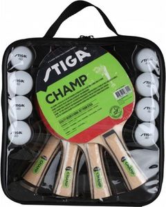 Stiga Zestaw rakiet do ping ponga Stiga Champ 4R+8P 198301 1