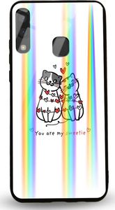 Mojworld Etui na Samsung A20E - Rainbow Case - You are my Sweetie 1