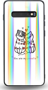 Mojworld Etui na Samsung S10 - Rainbow Case - You are my Sweetie 1