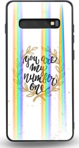 Mojworld Etui na Samsung S10Plus - Rainbow Case - U are my number 1 1