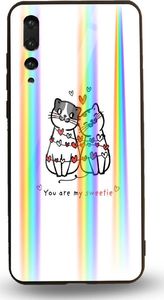 Mojworld Etui na Huawei P20 Pro - Rainbow Case - You are my Sweetie 1