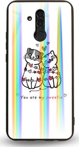 Mojworld Etui na Huawei Mate 20 Lite - Rainbow Case - You are my Sweetie 1
