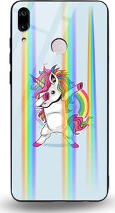 Mojworld Etui na Huawei P20 Lite - Rainbow Case - Lovely Unicorn 1