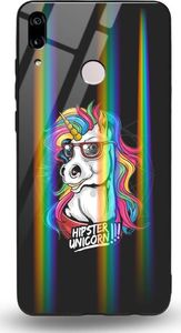 Mojworld Etui na Huawei P20 Lite - Rainbow Case - Hipster Unicorn 1
