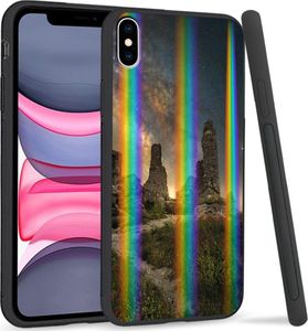 Mojworld Etui Rainbow Series na Apple iPhone XS Max Stone Path 1