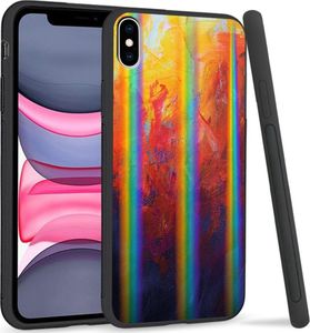 Mojworld Etui Rainbow Series na Apple iPhone XS Max Pastel Painting 1