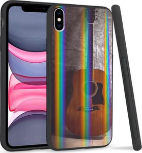 Mojworld Etui Rainbow Series na Apple iPhone XS Max Guitar 1
