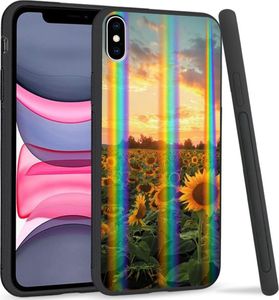 Mojworld Etui Rainbow Series na Apple iPhone XS Max Sunflower Garden 1