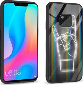 Mojworld Etui na Huawei Mate 20 Pro - Rainbow Series - We Rock 1