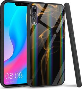 Mojworld Etui na Huawei P20 Pro - Rainbow Series - Orange smoke 1