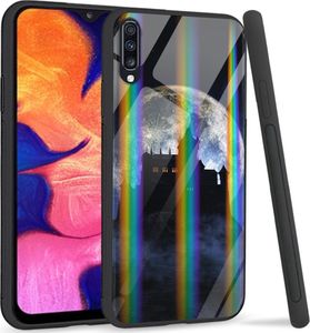 Mojworld Etui na Samsung A70 - Rainbow Series - Moon castle 1