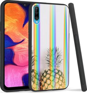 Mojworld Etui na telefon Samsung A50 Rainbow Ananas 1