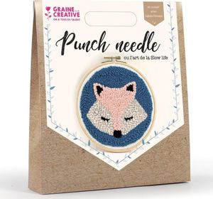 Graine Creative Zestaw Punch Needle Lisek 20 cm 2