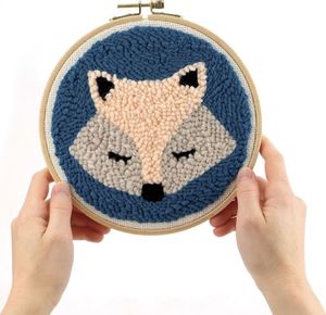 Graine Creative Zestaw Punch Needle Lisek 20 cm 5