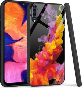 Super Fashion Premium Case Color test to szklane etui na Samsung Galaxy A70 1