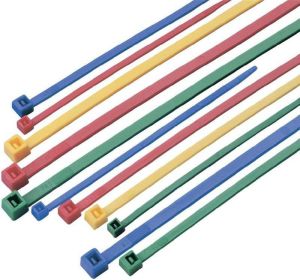 Organizer Techly Opaska zaciskowa Różne kolory 200 sztuk  (306479) 4