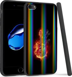 Super Fashion Etui Rainbow Series na Apple iPhone 7 Burning Guitar 1