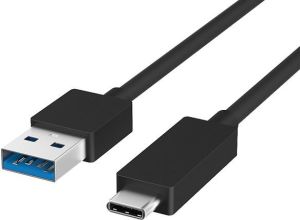 Kabel USB Savio USB-A - USB-C 1 m Czarny (cl-79) 1