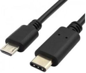 Kabel USB Savio USB 3.1 C/micro USB 2.0, 1m (KKS8KUBU0140) 1