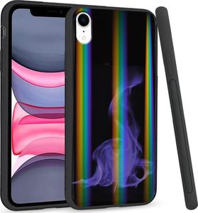 Super Fashion Etui Rainbow Series na Apple iPhone XR Fioletowy dym 1