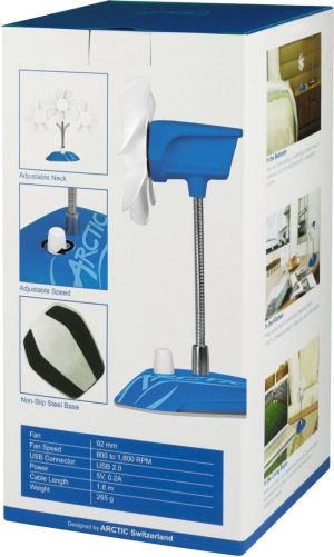 Wentylator USB Arctic niebieski (ABACO-BRZBL01-BL) 7