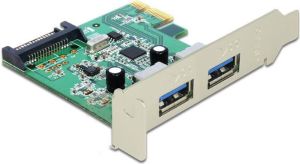 Kontroler Delock PCIe 2.0 x1 - 2x USB 3.0 (89356) 1