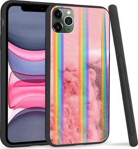 Super Fashion Etui Rainbow Series na Apple iPhone 11 Pro Różowy dym 1