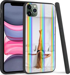 Super Fashion Etui Rainbow Series na Apple iPhone 11 Pro Max Biały pokók 1