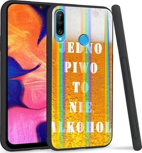 Super Fashion Etui Rainbow Series na Huawei P30 Lite Jedno piwo to nie alkohol 1