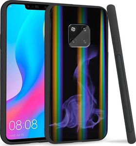Super Fashion Etui Rainbow Series na Huawei Mate 20 Pro Fioletowy dym 1