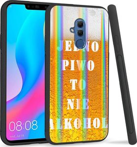 Super Fashion Etui Rainbow Series na Huawei Mate 20 Lite Jedno piwo to nie alkohol 1
