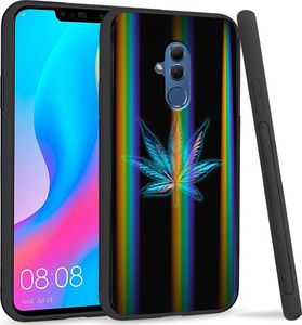 Super Fashion Etui Rainbow Series na Huawei Mate 20 Lite Liść 1