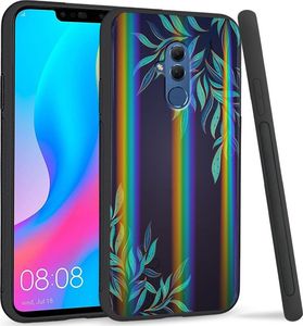 Super Fashion Etui Rainbow Series na Huawei Mate 20 Lite Ramka z lisci 1