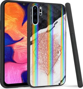 Super Fashion Etui Rainbow Series na Huawei P30 Pro Różowy marmur 1