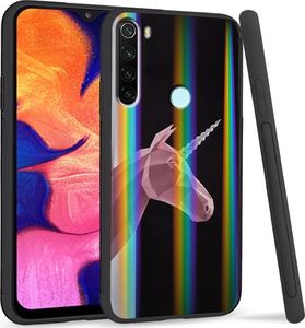 Super Fashion Etui Rainbow Series na Xiaomi Redmi Note 8 Jednorożec 3D 1
