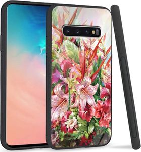 Super Fashion Etui na telefon Samsung Galaxy S10 Plus Premium Case Flowers 1