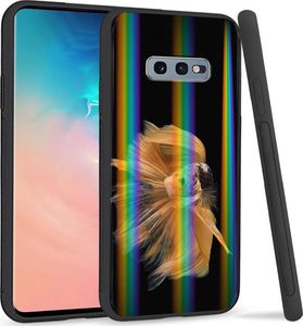 Super Fashion Etui na telefon Samsung S10E Rainbow Case Złota rybka 1